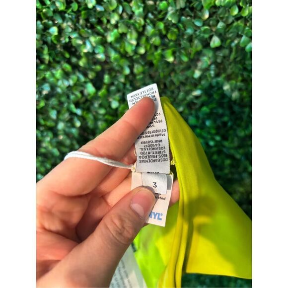 Dos Gardenias Carbon38 Falcon Bikini Set Sz 3 NWT MEDIUM - Picture 8 of 8